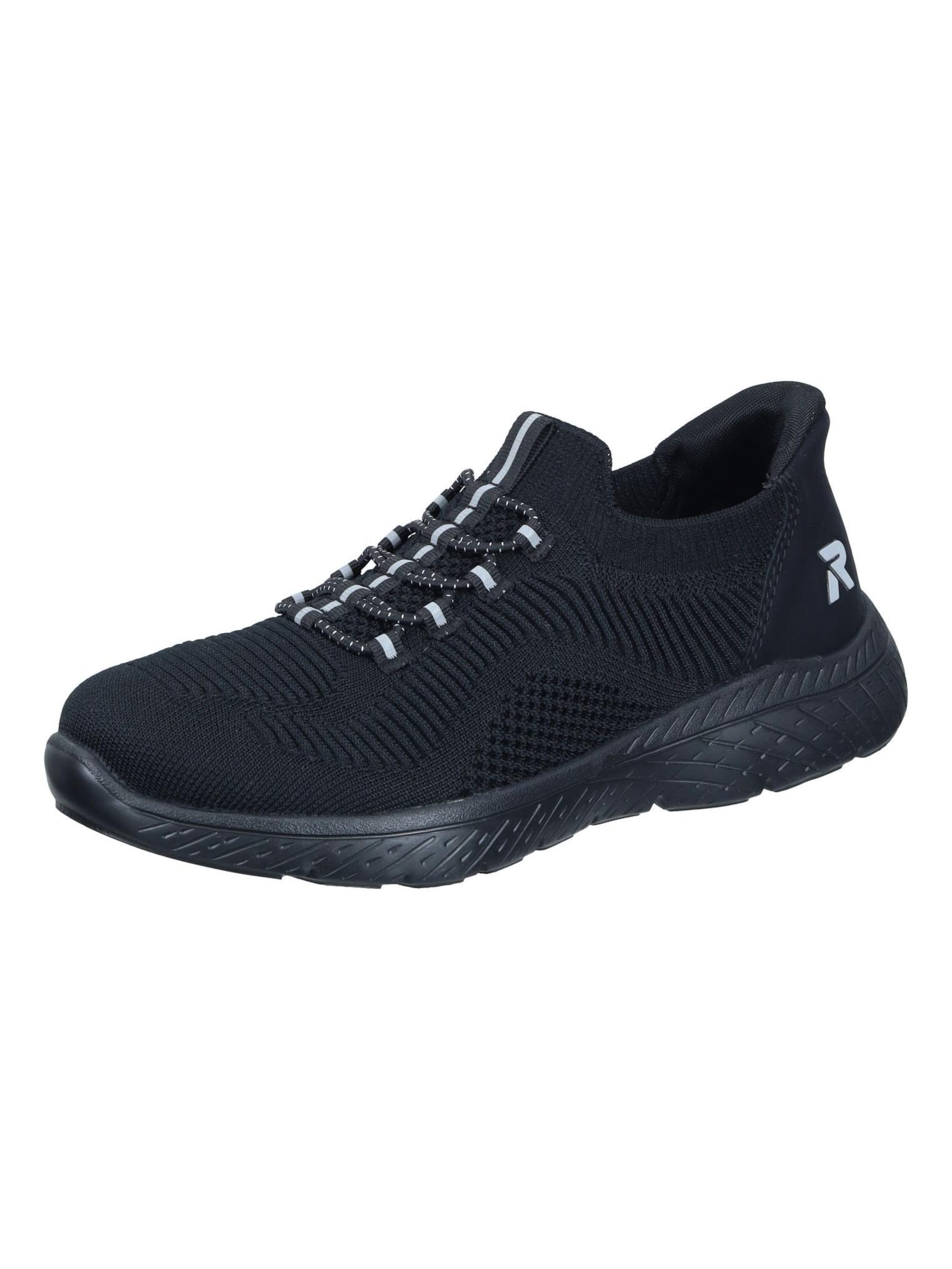 Rieker Sport Slip On 'M5074' in Schwarz: Vorderseite