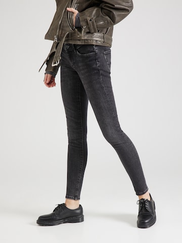 Skinny Jean Pepe Jeans en noir : devant