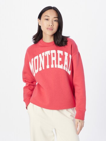 Sublevel - Sweatshirt em vermelho: frente