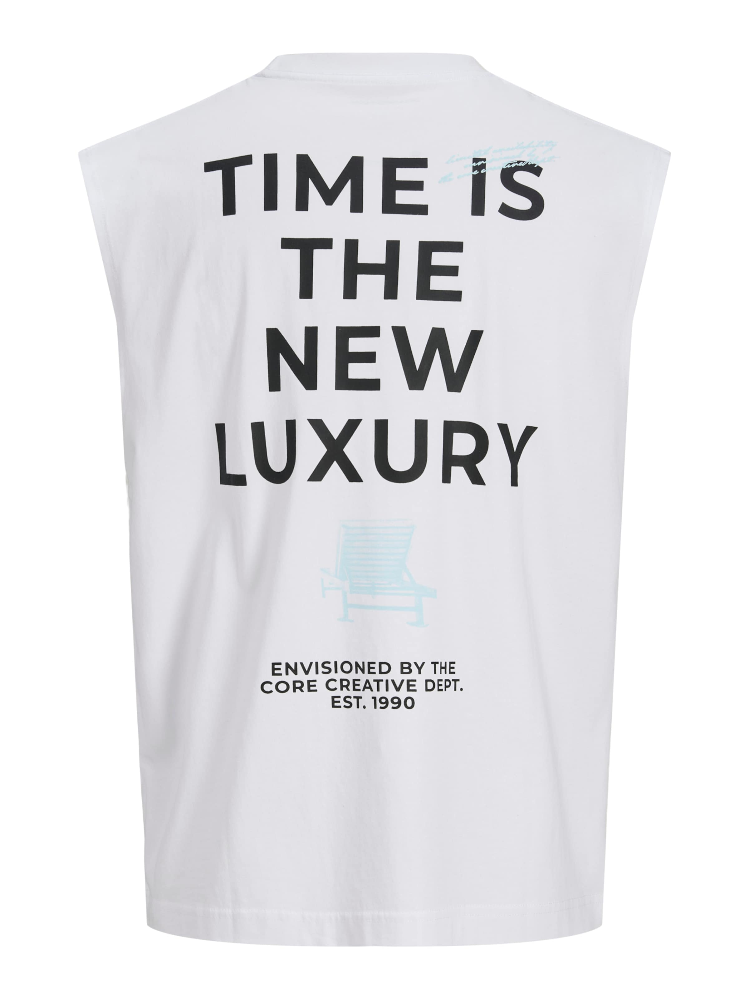 T-Shirt 'JCOETERNA' JACK & JONES en blanc