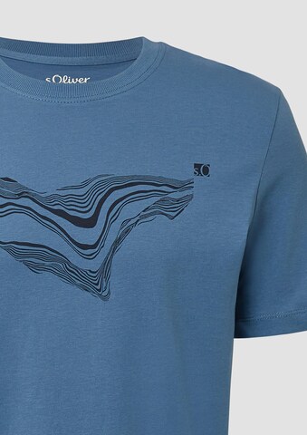 s.Oliver T-shirt i blå