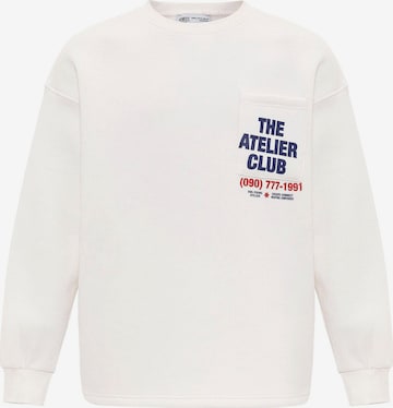 Dandalo Sweatshirt in White: front