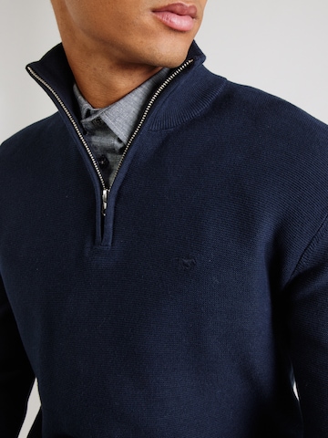 MUSTANG Pullover 'Everett' i blå