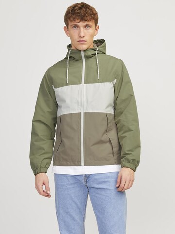 JACK & JONESPrijelazna jakna 'Climb' - zelena boja: prednji dio