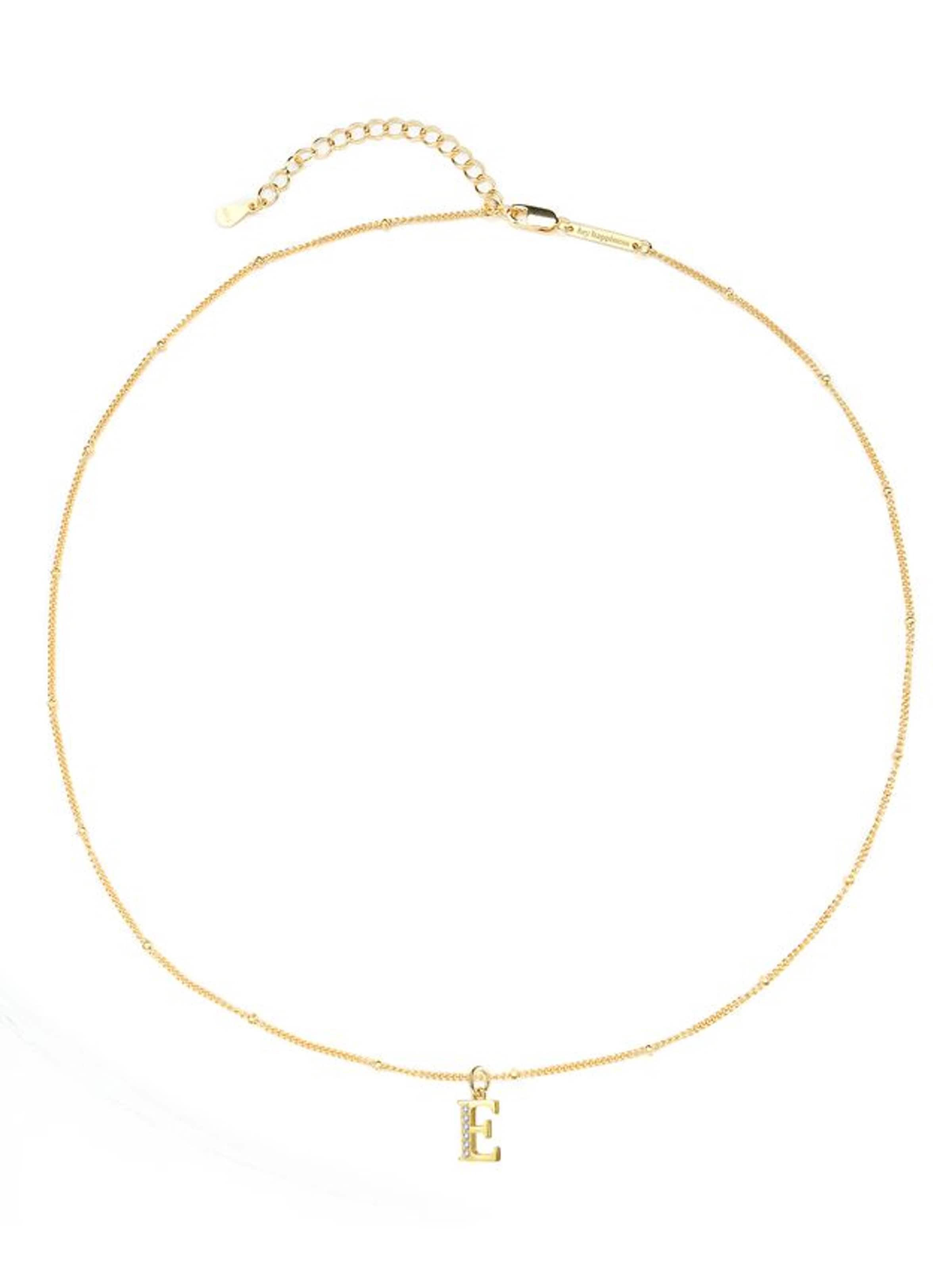 Collana 'Letter E' di Hey Happiness in oro