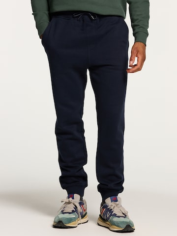 Shiwi Tapered Trousers in Blue: front