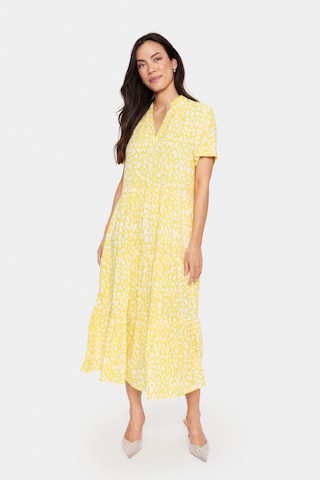 Robe 'Eda' SAINT TROPEZ en jaune : devant