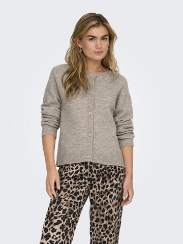 ONLY Knit cardigan 'ALLISON' in Beige: front