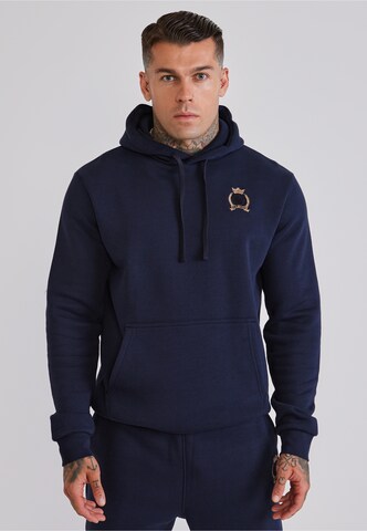 Sweat-shirt 'Essentials' SikSilk en bleu : devant