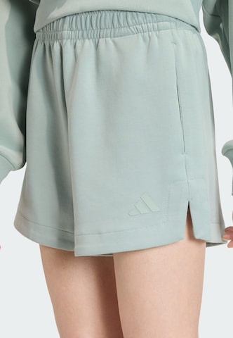 ADIDAS SPORTSWEAR Voľný strih Športové nohavice 'ALL SZN' - Zelená