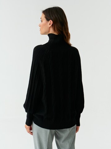 TATUUM Sweter 'MEDUZA' w kolorze czarny