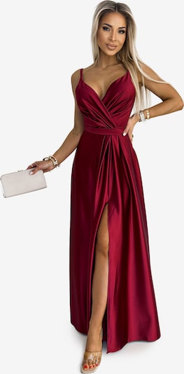 Numoco Abendkleid 'Maxikleid Juliet' in bordeaux, Produktansicht