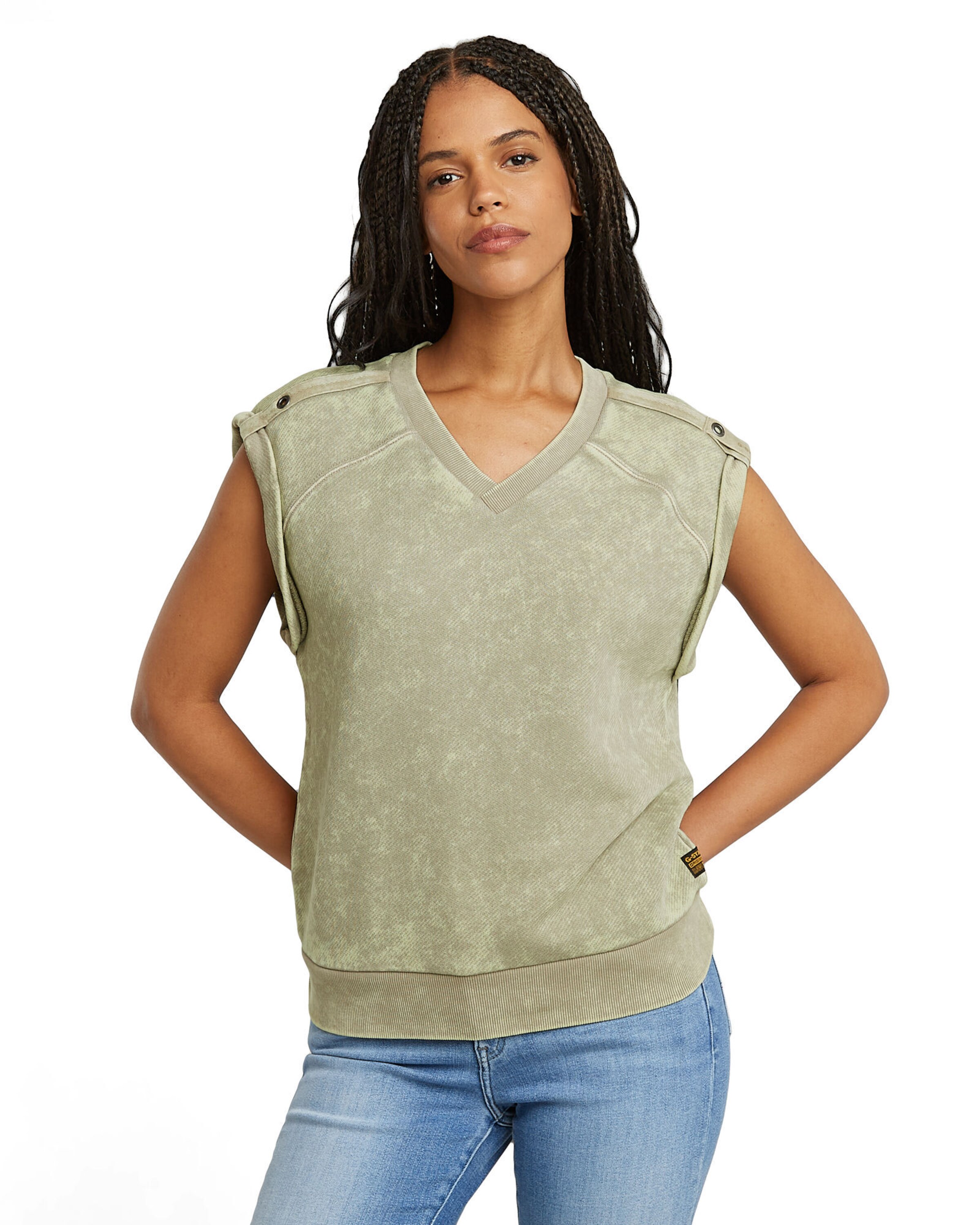 Pull-over G-STAR en vert