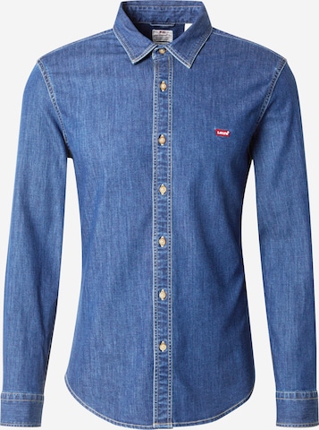 LEVI'S ® Рубашка 'Battery Housemark Slim Fit Shirt' в Синий: спереди