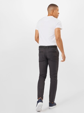 Regular Pantalon chino TOM TAILOR DENIM en gris