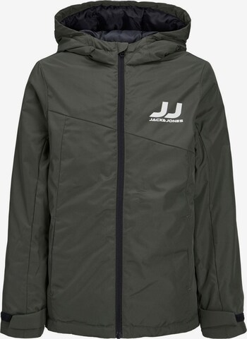 Jack & Jones Junior Winter Jacket 'Wind' in Green: front