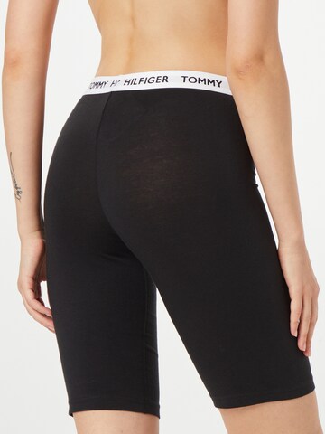 Tommy Hilfiger Underwear Skinny Spodnie od piżamy w kolorze czarny