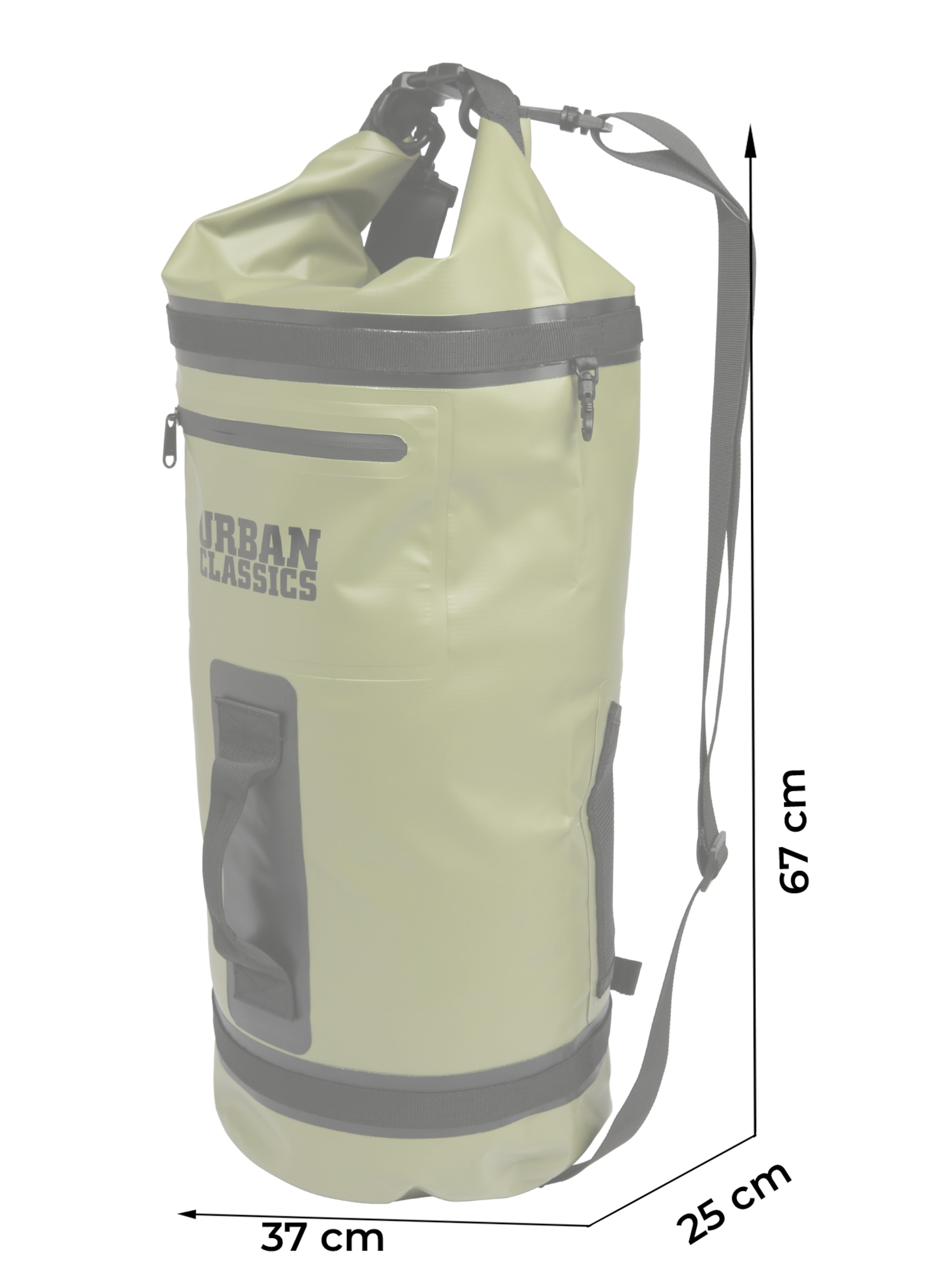 Zaino 'Adventure' di Urban Classics in verde