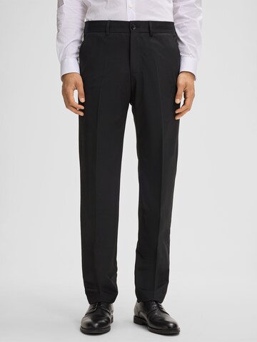Regular Pantalon à plis 'Jory ' STRELLSON en noir : devant