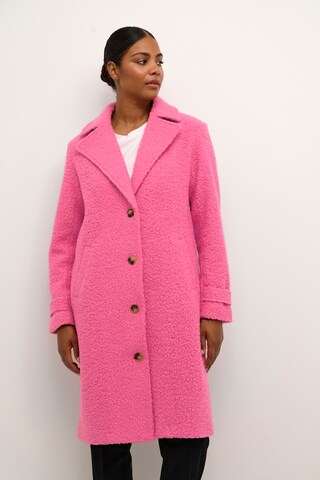 Kaffe Between-Seasons Coat 'Anne ' in Pink: front