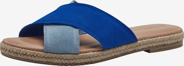 TAMARIS Mules in Blue: front