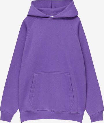 Pull&Bear Sweatshirt i lila: framsida