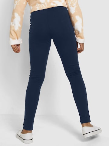 bonprix Skinny Leggings (3er Pack) in Blau