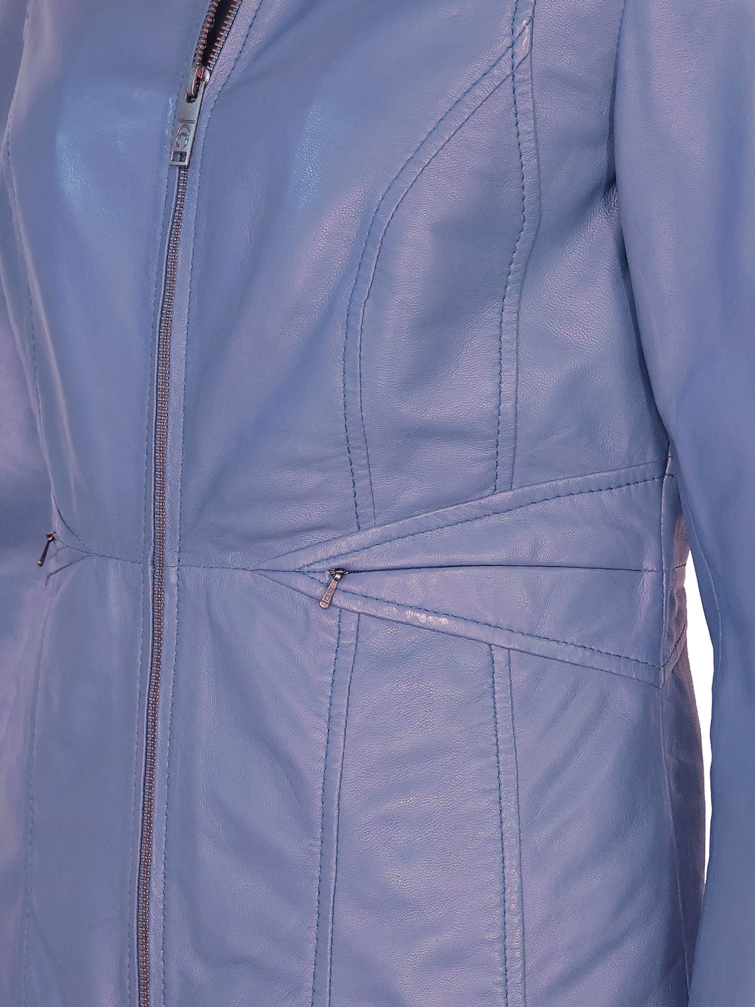 JCC Lederjacke in Blau