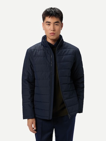 Veste mi-saison 'Men's CashmereTECH Jacket' GOBI Cashmere en bleu : devant