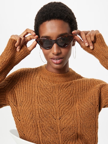 OBJECT Sweter 'NOVA STELLA' w kolorze brązowy