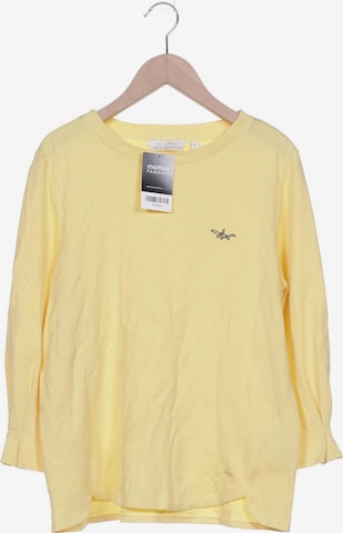 TOM TAILOR DENIM Sweatshirt & Zip-Up Hoodie in M in Yellow: front