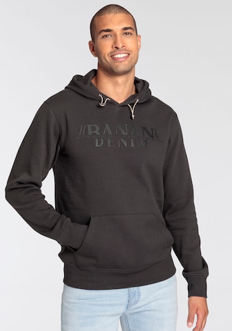 BRUNO BANANI Sweatshirt in Black: front