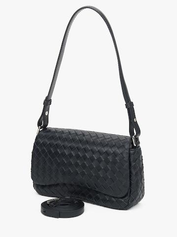 Estro Shoulder Bag '9166' in Black: front