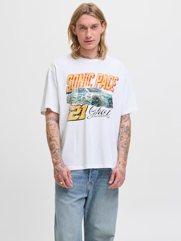 JACK & JONES Póló 'JORFORMULA GALLERY' - fehér: elől