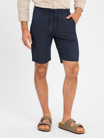 Nils Sundström Pants 'Matt' in Blue: front