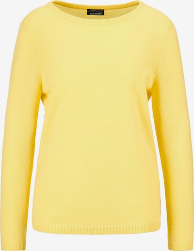 Goldner Pullover in zitronengelb, Produktansicht
