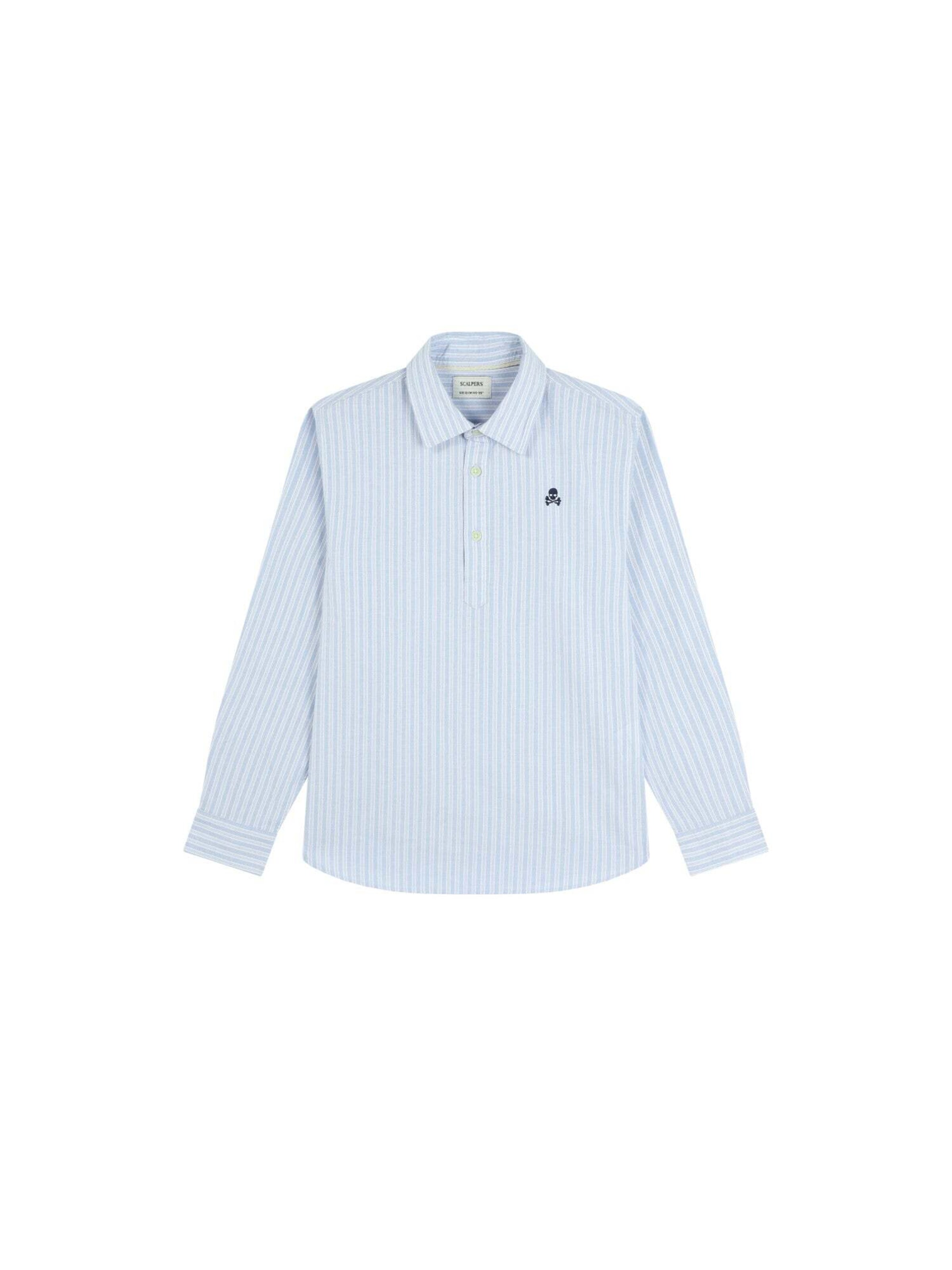 Scalpers Regular Fit Skjorte i blå: forside