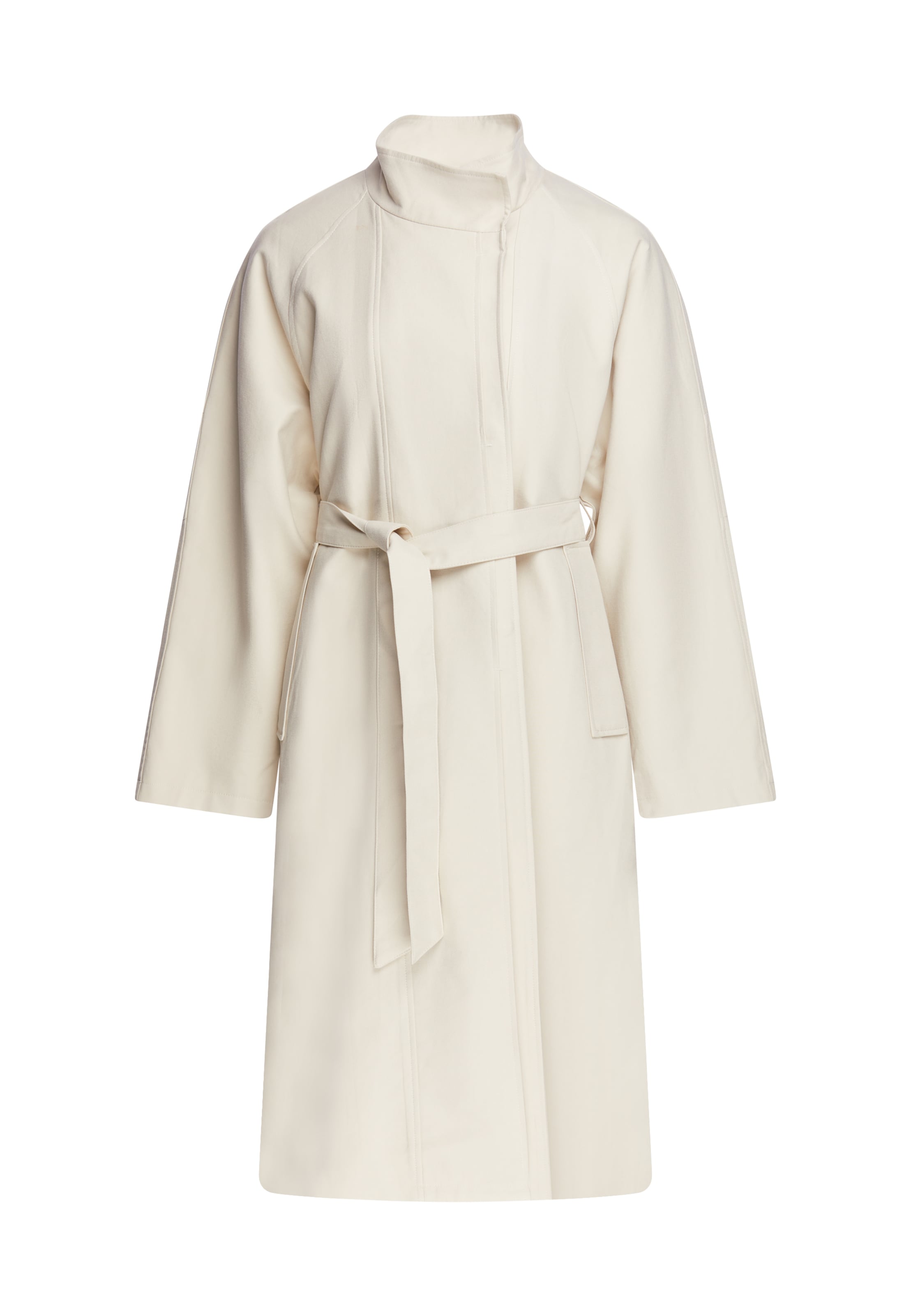 Manteau mi-saison usha BLACK LABEL en beige : devant