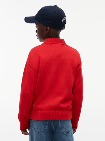 TOMMY HILFIGER Pulóver - piros