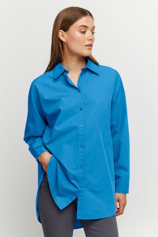 b.young Blouse 'GAMZE' in Blauw: voorkant