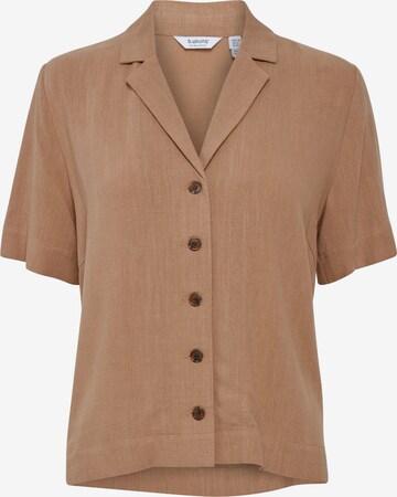 b.young Blouse 'Johanna' in Bruin: voorkant