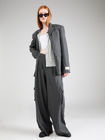 LIEBLINGSSTÜCK Knit Cardigan 'Lalena' in Grey