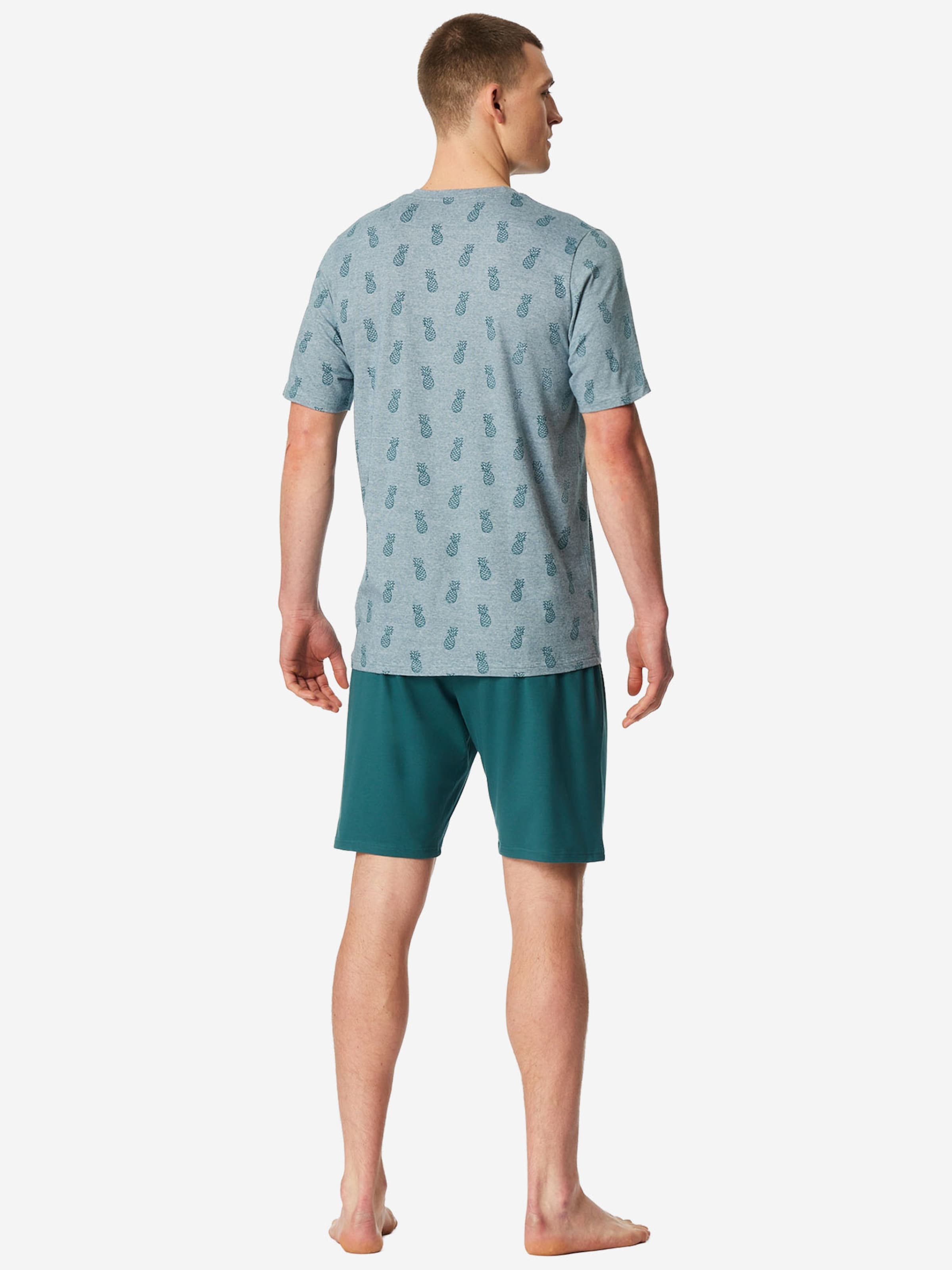 Pyjama court ' 95/5 Originals ' SCHIESSER en bleu