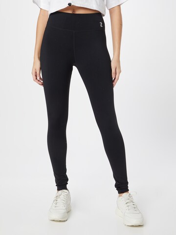 Skinny Pantaloni sportivi di Juicy Couture Sport in nero: frontale