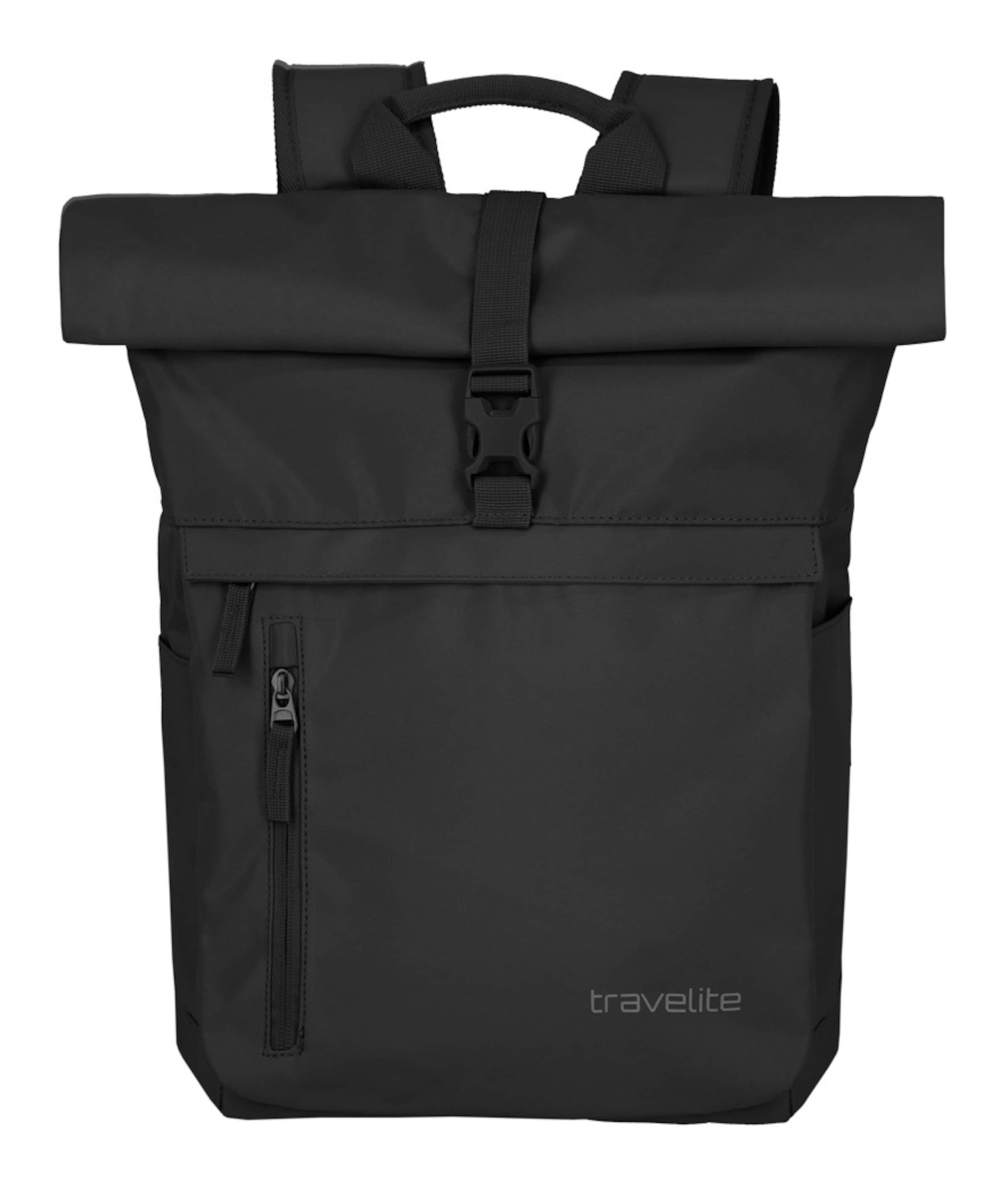 TRAVELITE Backpack in Black: front