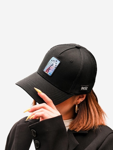 Cappello da baseball 'Scuderia' di Be52 in nero