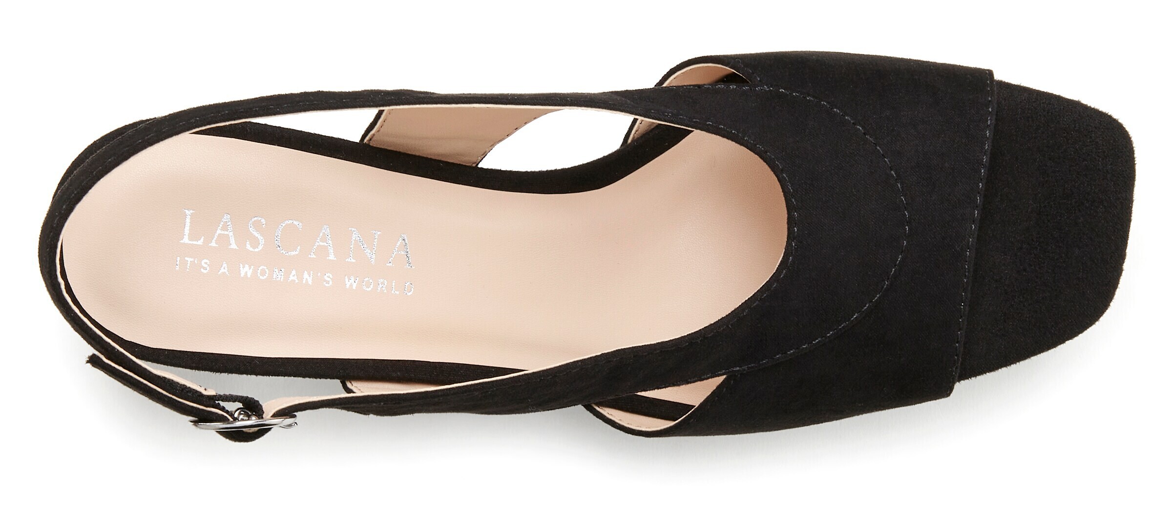 LASCANA Босоножки в Черный