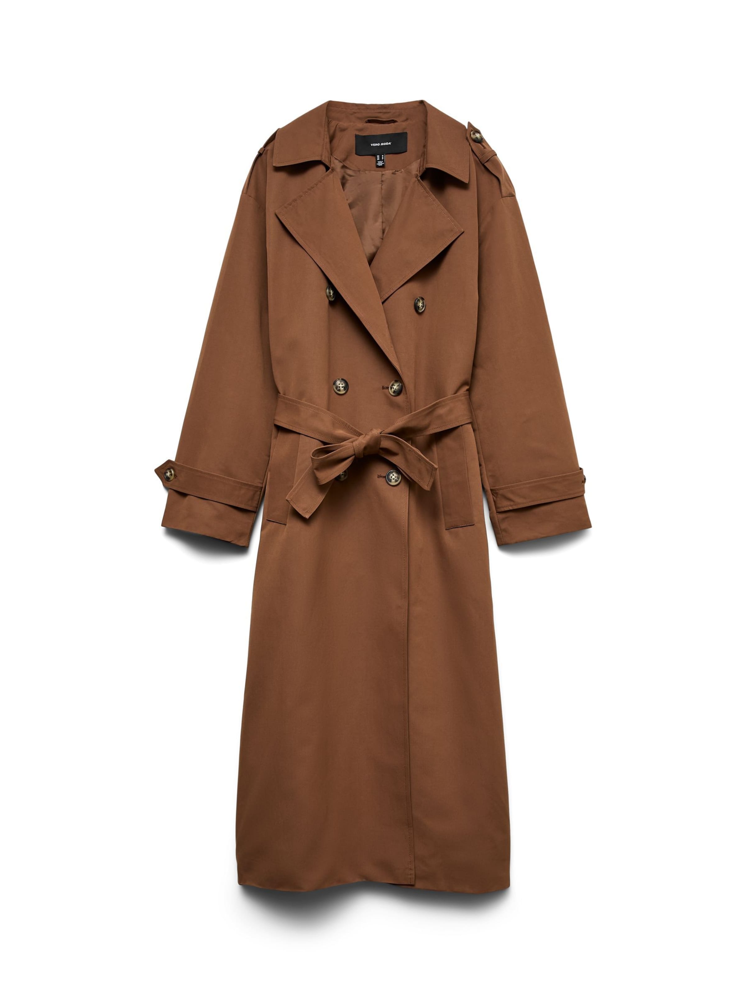VERO MODA Between-seasons coat 'VMChloe' in Brown: front