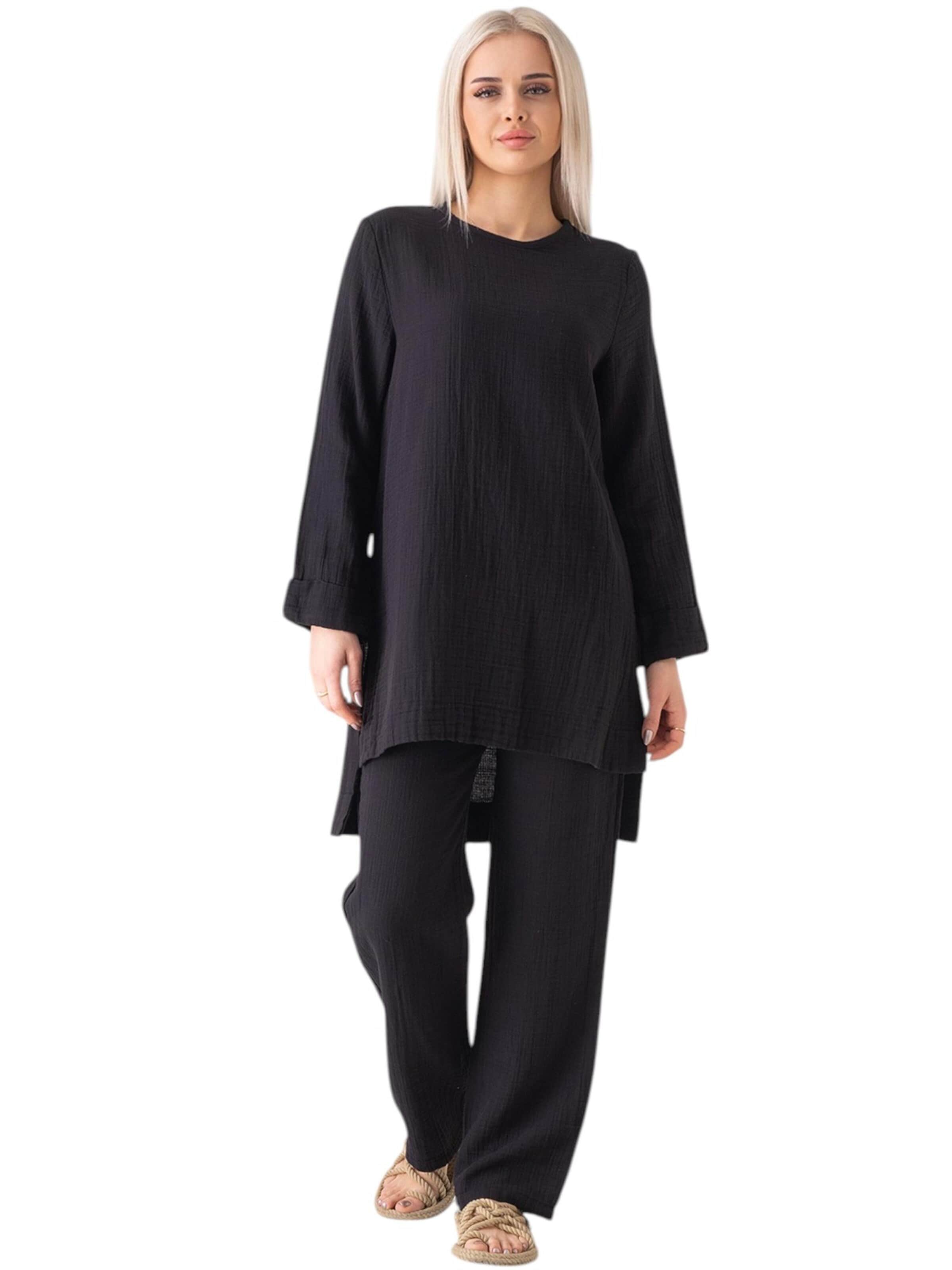 WENOR Loungewear 'Ayda Modest' in Black