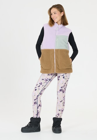 SLOPE Fleece-Weste 'Katau' in Lila